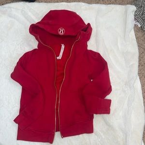 Lululemon Red Scuba Hoodie